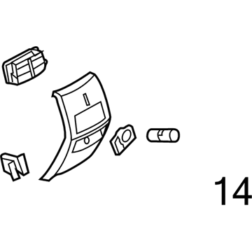 Lincoln BA1Z-78045E24-AA Rear Panel Trim