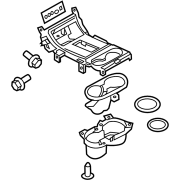 Ford BA1Z-78045A76-BA Panel Assembly - Console