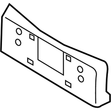 Ford EJ7Z-17A385-C Bracket - License Plate