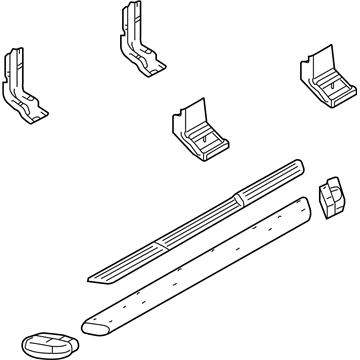 Ford 4C3Z-16450-AAA Step Bar Assembly