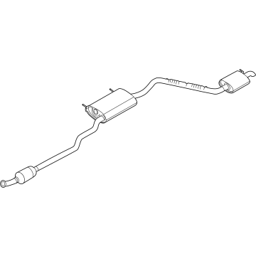 Ford NZ6Z-5F250-D Muffler & Pipe