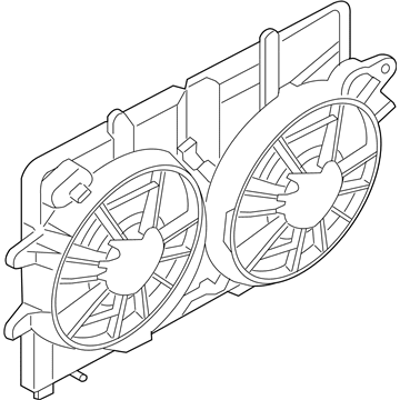 Mercury Cooling Fan Assembly - 5M6Z-8C607-AH