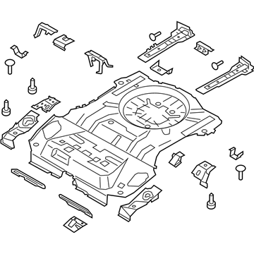 Ford CV6Z-7811215-A Floor Pan Assembly