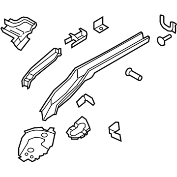 Ford CV6Z-7810124-A Floor Side Rail