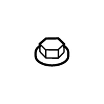 Ford -W714682-S442 Front Mount Nut