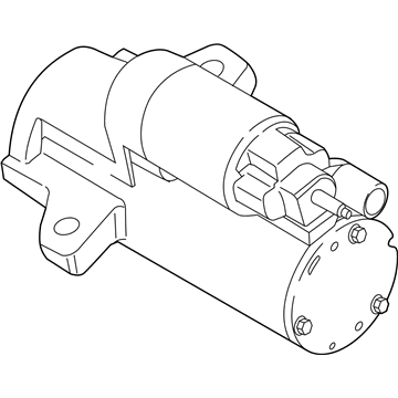 Ford F2GZ-11002-A Starter Motor Assembly