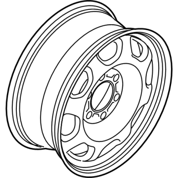 Ford FL3Z-1015-A Wheel, Steel