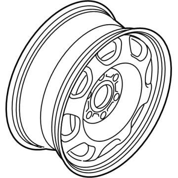 Ford JL1Z-1007-A Wheel, Spare