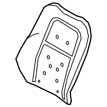 Lincoln LJ7Z-7864811-E Seat Back Pad