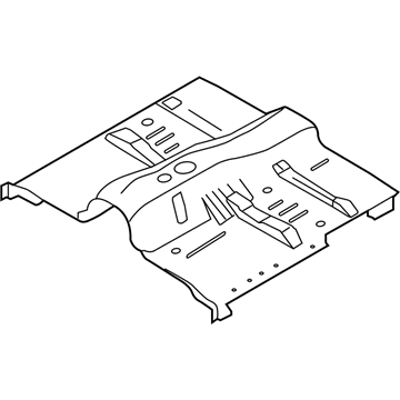 2019 Ford Ranger Floor Pan - KB3Z-2111160-A