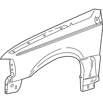 Ford F87Z-16005-AA Fender