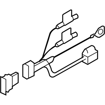 Ford 9L3Z-14A411-A Back Glass Wiring