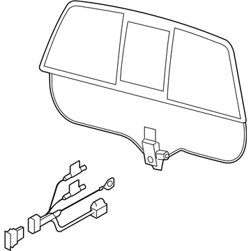 Ford AL3Z-15422B30-B Power Sliding Rear Window