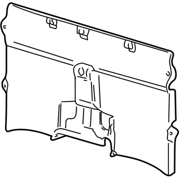 Ford XL5Z1340374BBB Back Panel Trim