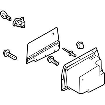 Ford EB5Z-78115A00-AA Storage Box