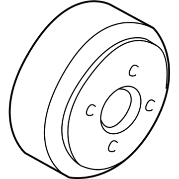 Ford 6L2Z-8509-AA Pulley