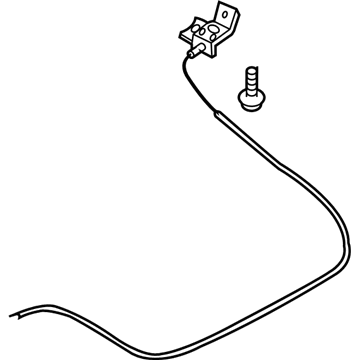 Ford 7L1Z-16916-B Cable Assembly - Hood Control