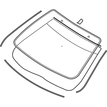 Ford BE5Z-5403100-C Windshield