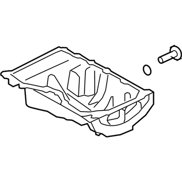 Mercury 9E5Z-6675-B Oil Pan