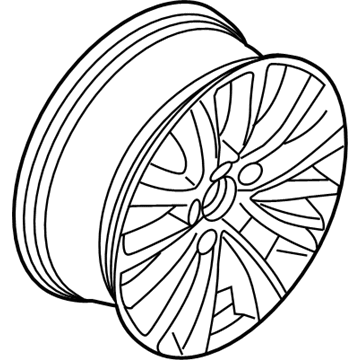 Lincoln FA1Z-1007-C Wheel, Alloy