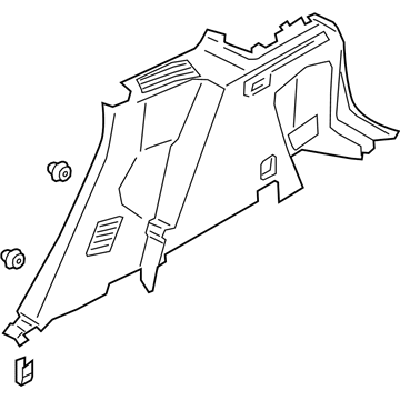 Lincoln LJ7Z-7831012-AA Quarter Trim Panel