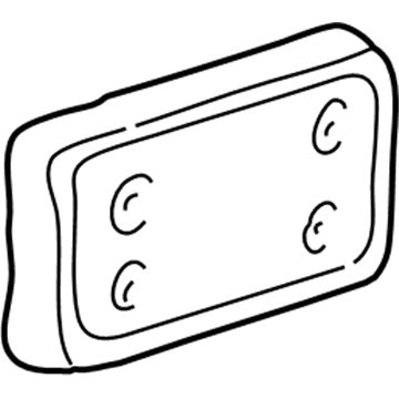 Ford XR3Z-17A386-BA License Bracket