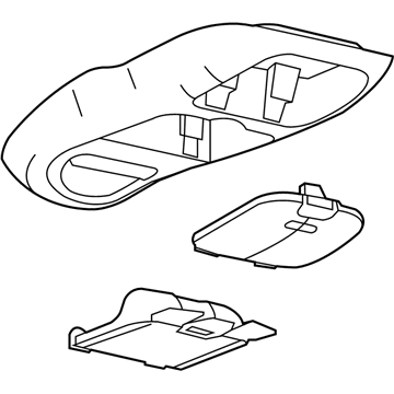 Ford 3C2Z-16519A70-AAB Console Assembly - Overhead