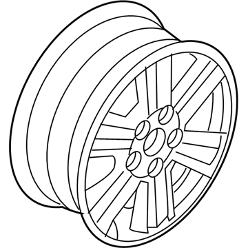 Mercury 8E6Z-1007-G Wheel, Alloy