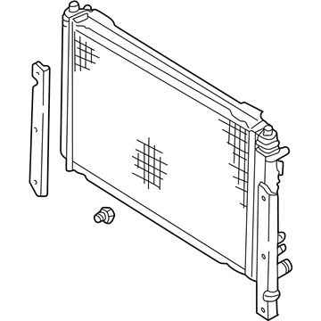 Mercury H2MZ-8005-P Radiator Assembly