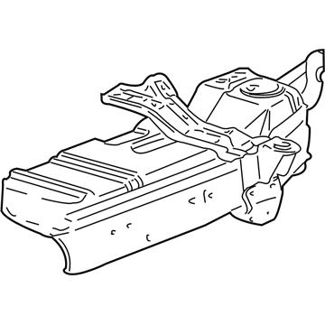 Mercury F87Z-9002-MA Tank Assembly