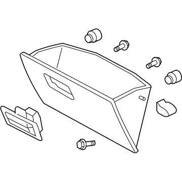 Mercury Glove Box - 8L8Z-7806024-AC