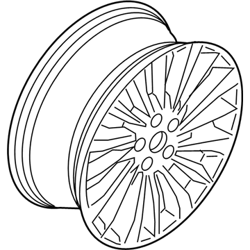 Lincoln KA1Z-1007-B Wheel, Alloy