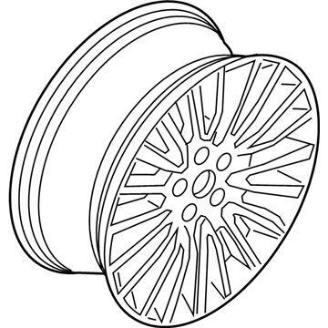 Lincoln KA1Z-1007-A Wheel, Alloy