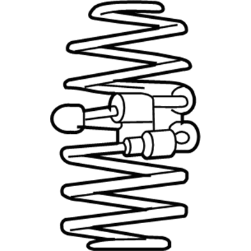 1989 Mercury Colony Park Coil Springs - 7W7Z-5560-A