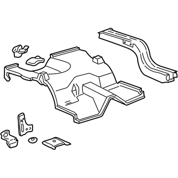 Ford 3R3Z-6311215-AA Pan Assembly - Floor