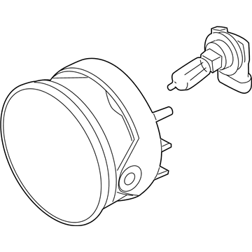 Ford AL1Z-15200-B Fog Lamp Assembly