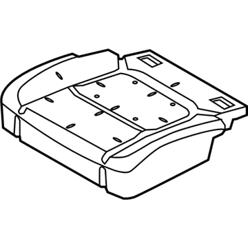 Ford FB5Z-7863841-A Rear Seat Cushion Pad