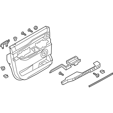 Ford LL1Z-4027406-BB PANEL - DOOR TRIM - LOWER