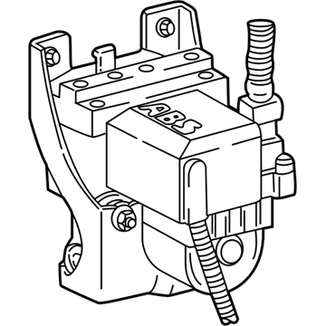 2003 Ford Mustang ABS Pump And Motor Assembly - XR3Z-2C286-CA