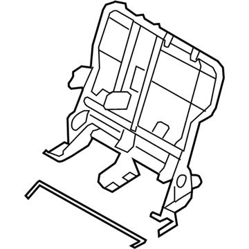 Ford 8T4Z-78613A39-BA Seat Back Frame