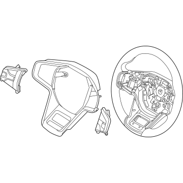 Ford M2DZ-3600-AA Steering Wheel Assy