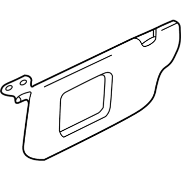 Ford 1F1Z-5404105-AAB Sun Visor Left