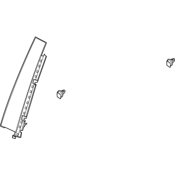 2023 Ford Bronco Sport Door Moldings - M1PZ-78255A34-AC