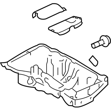 Mercury Oil Pan - 6M8Z-6675-AB