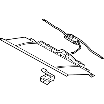 Ford AG1Z-54402A34-D Shade - Window