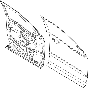 Ford RL3Z-1020125-A DOOR ASY - FRONT