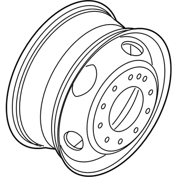 Ford 8C3Z-1015-K Wheel, Steel