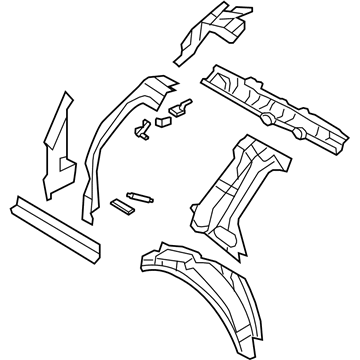 Ford 7L1Z-7827864-A Inner Panel