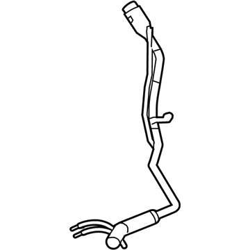 Lincoln MKS Fuel Filler Hose - AA5Z-9034-F