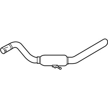 Mercury Mountaineer Exhaust Pipe - 7L2Z-5A212-B